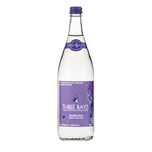 Premium sparkling mineral water Australia bottled in glass
